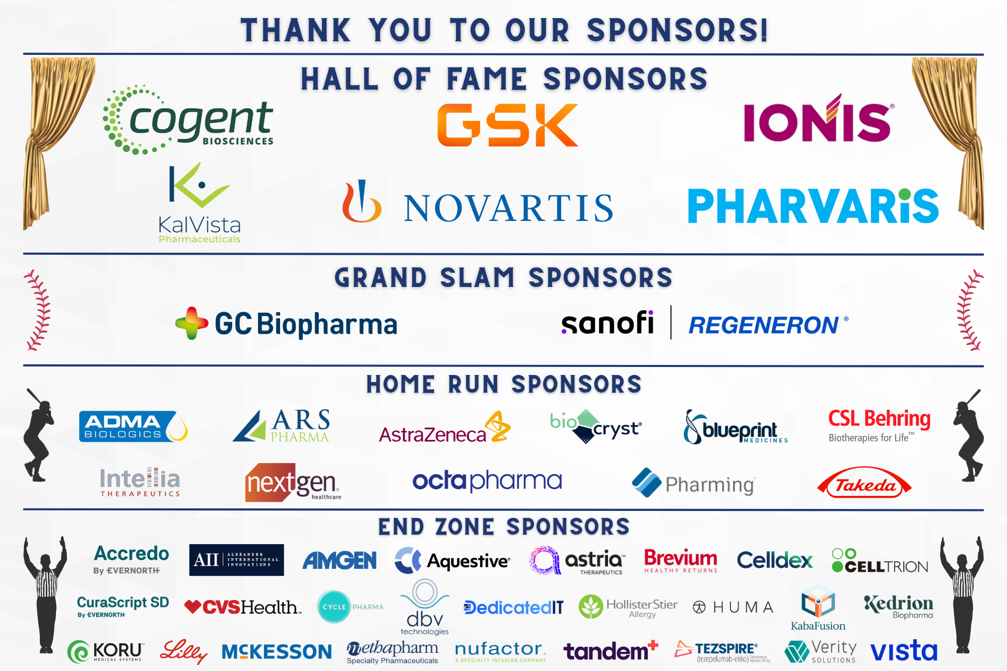 Thank You To Our Sponsors